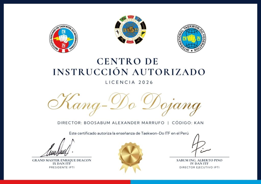 Licencia Kang-Do 2026